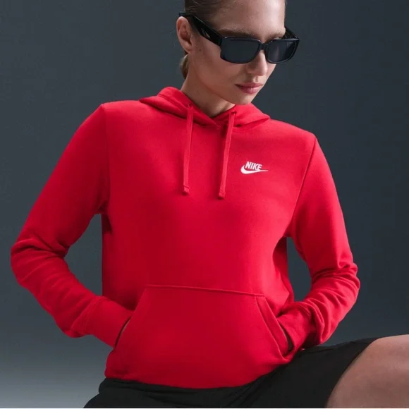 Nike Women's Sportswear Club Fleece Pullover Hoodie size XS - Picture 8 of 8